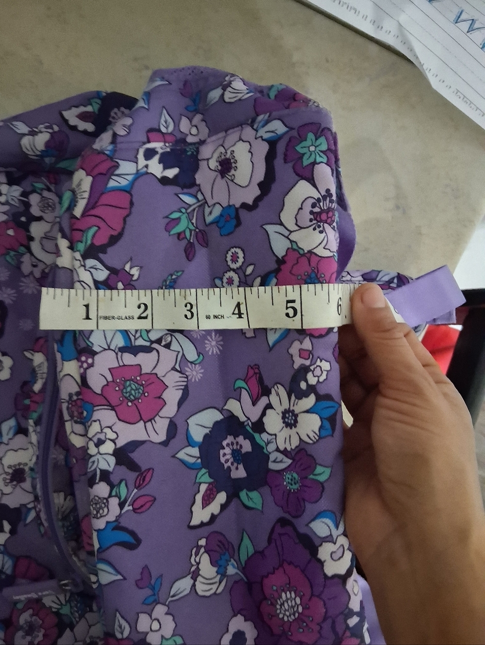 Vera Bradley Lavender Floral Backpack - Picture 8 of 10